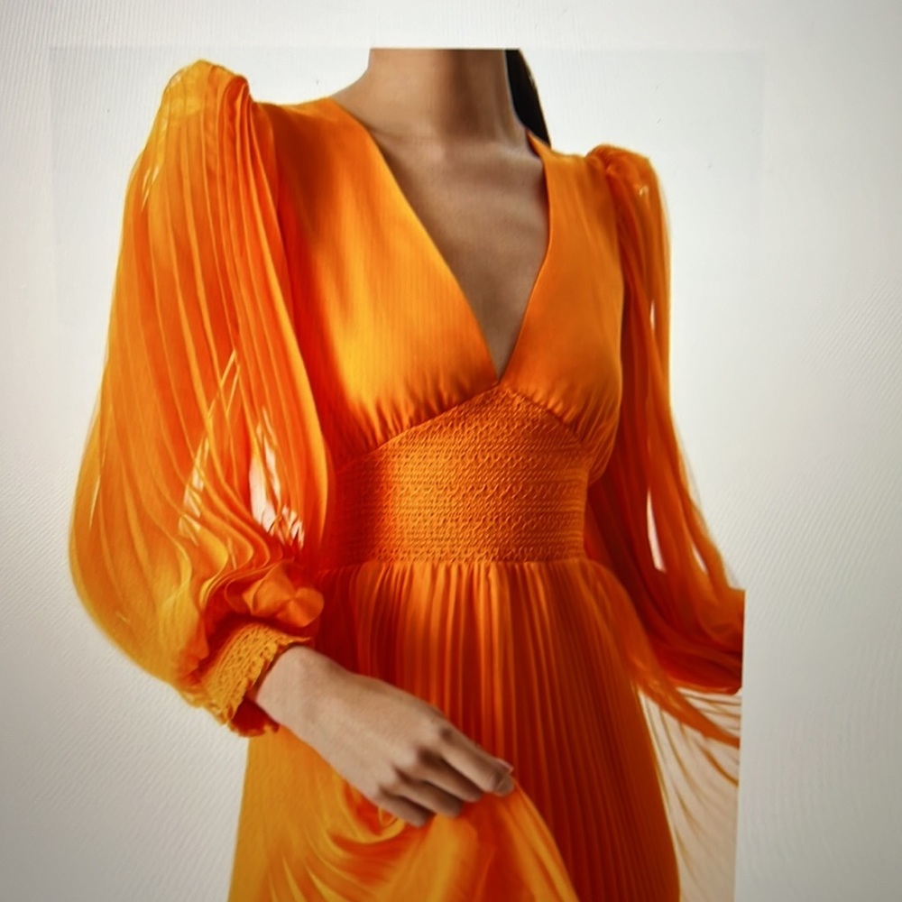 Alice and Olivia tangerine dress - Picture 7 of 9
